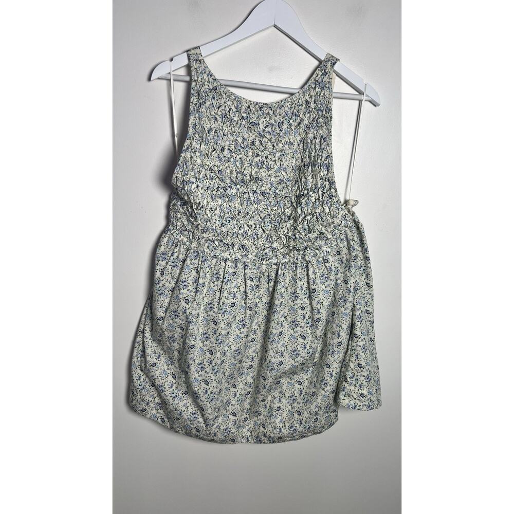 Free People Petunia Mini Dress Size Large Smocked Ditsy Floral Boho Sundress EUC - Picture 5 of 12